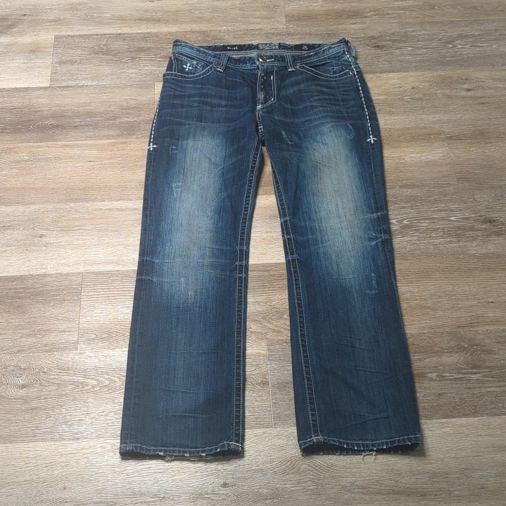 Affliction men's dark wash Blake size 34 reg jeans